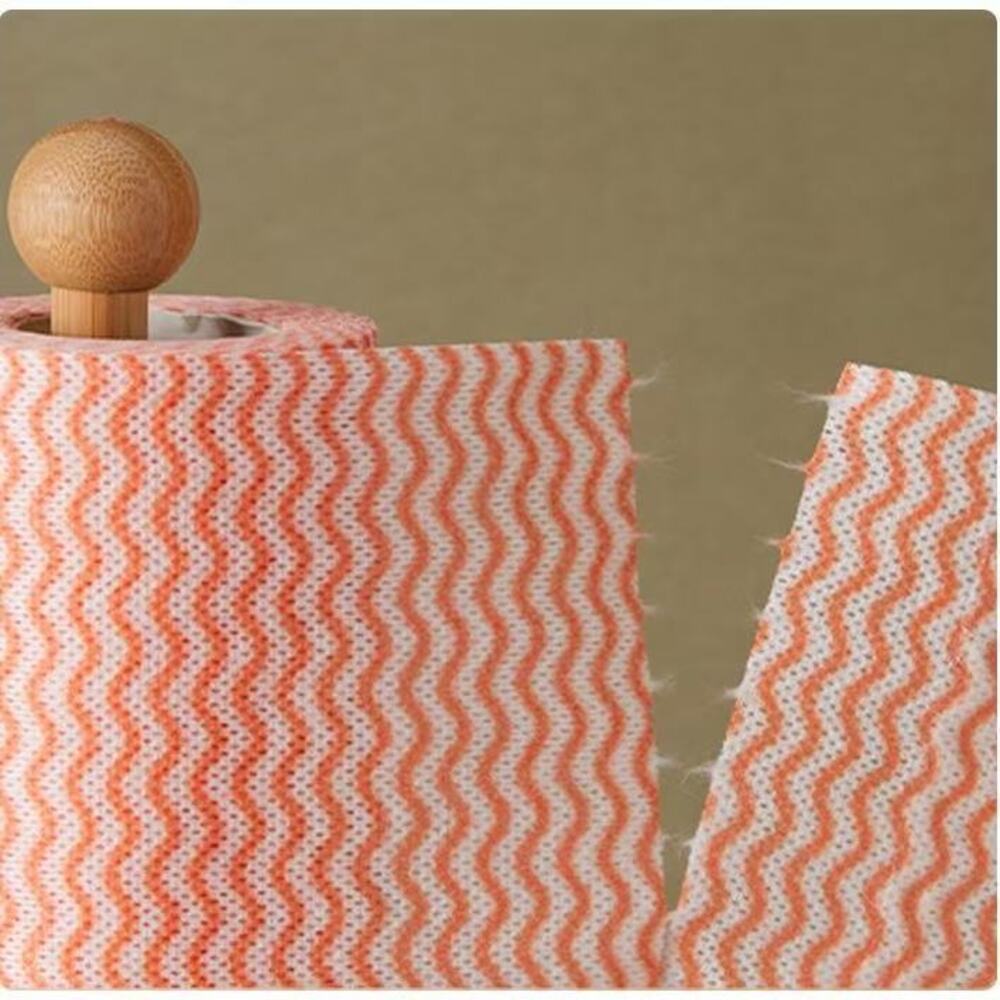 dry-wet dual-use general-purpose semi-disposable all purpose spunlace non-woven cleaning cloth roll