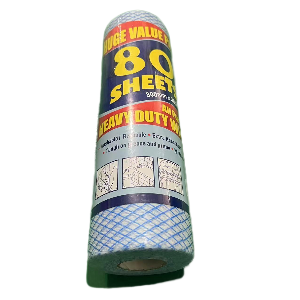 Chemically bonded non-woven fabric for Cleaning
