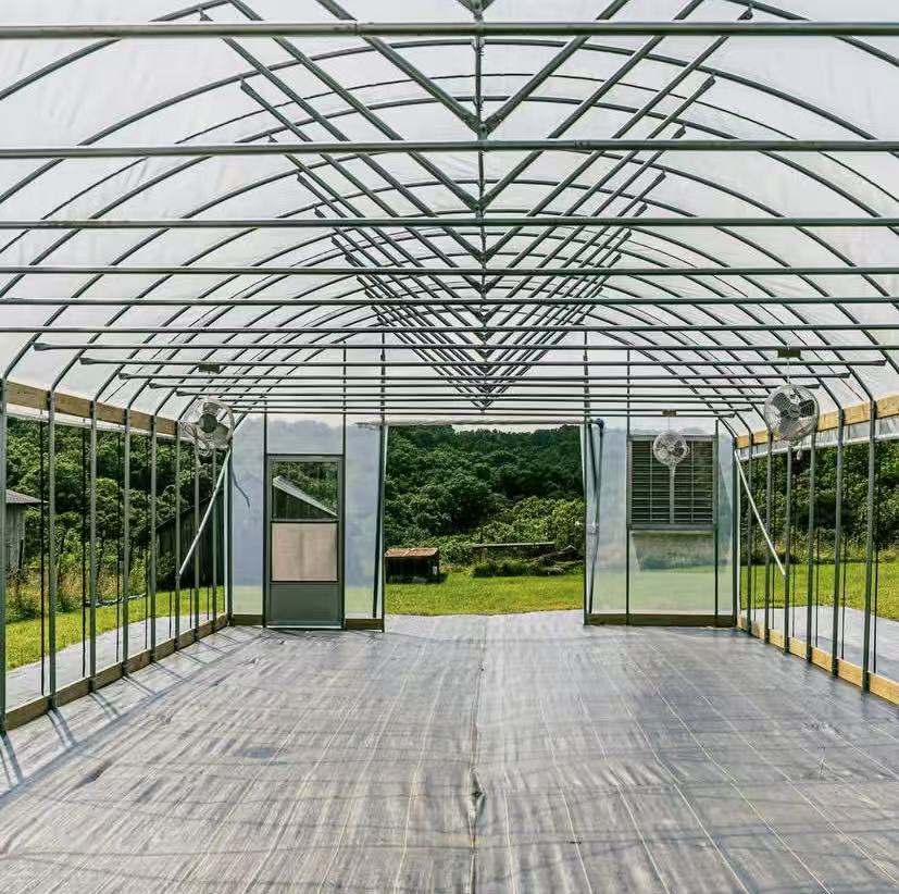 Laying of landscape fabrics